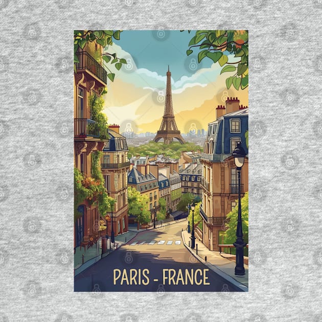 Paris France by Studio Red Koala